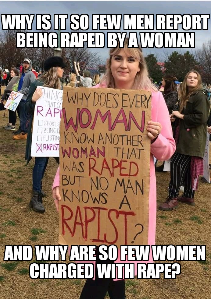 Women Can Be Rapists Too Meme
